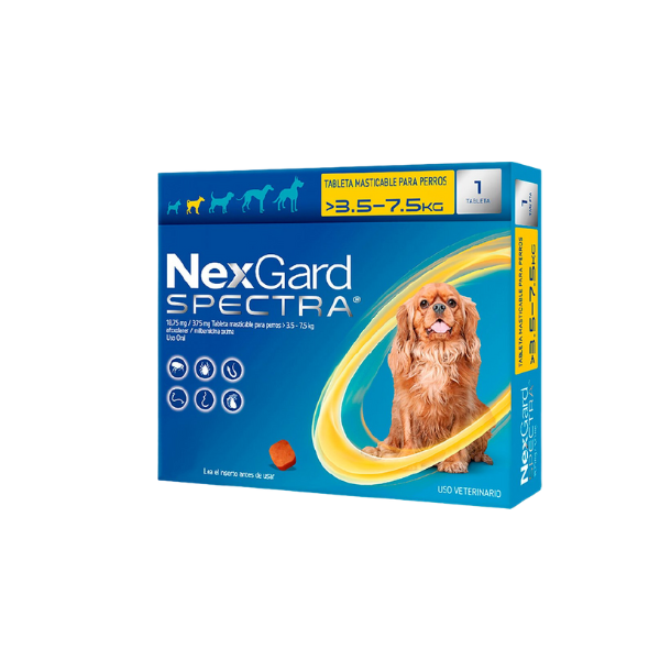 NexGard Spectra® 3.5 a 7.5kg