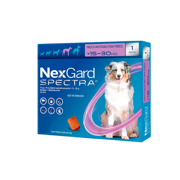 NexGard Spectra® 15 a 30kg